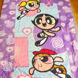 Power Puff Girls Twin Bedding Comforter Vintage 2000 Buttercup Bubbles Blossom